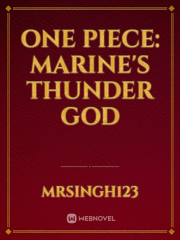 one piece: marine's thunder god